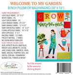 Welcome to My Garden Embroidery USB