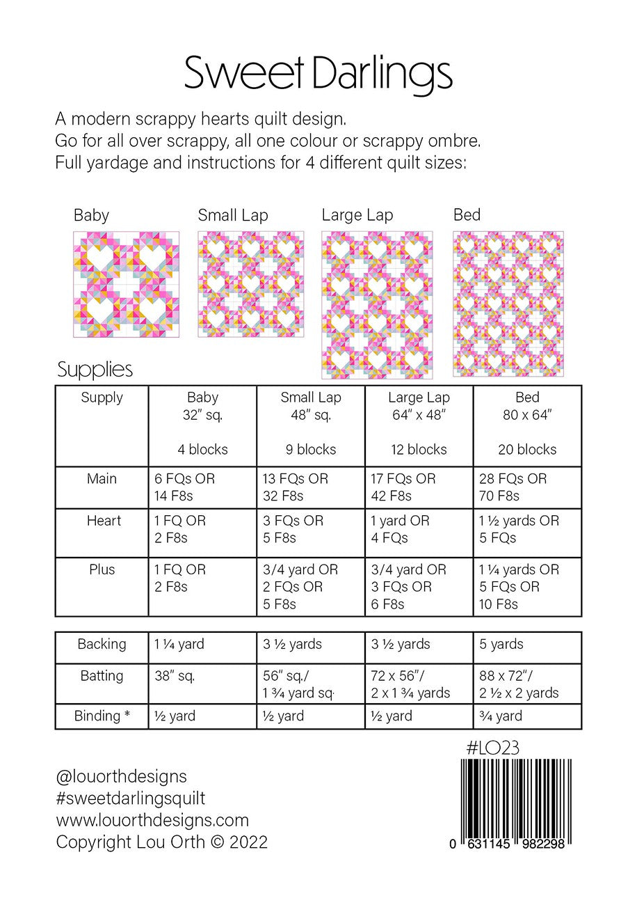 Sweet Darlings Quilt Pattern