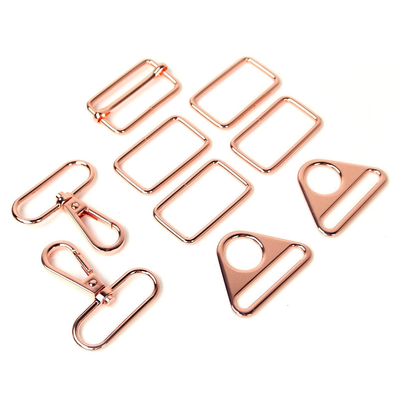 Townsend Travel Bag Hardware Kit Rose Gold