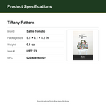 Product Specifications – Tiffany Pattern