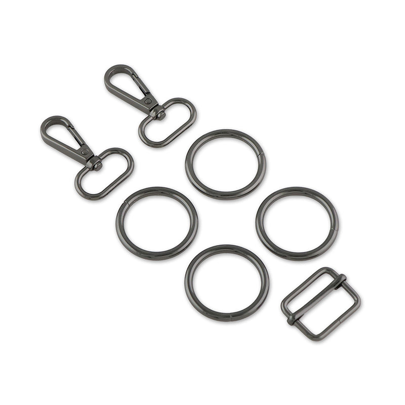 Lauren Hardware Kit Gunmetal