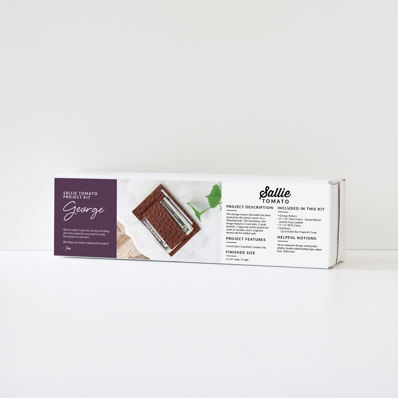 George Collection Kit Brown Ostrich