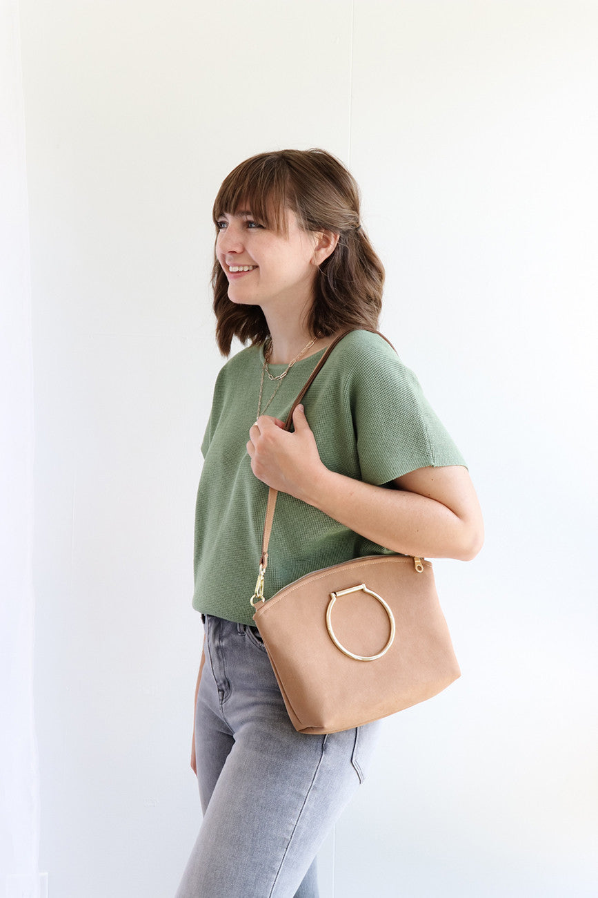 Mary Collection Kit Field Tan Microsuede
