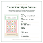 Product Specifications – Forest Berry Quilt Pattern
