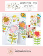 Heart Flower FPP Pattern
