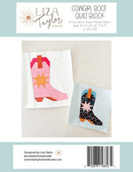 Cowgirl Boot FPP Pattern