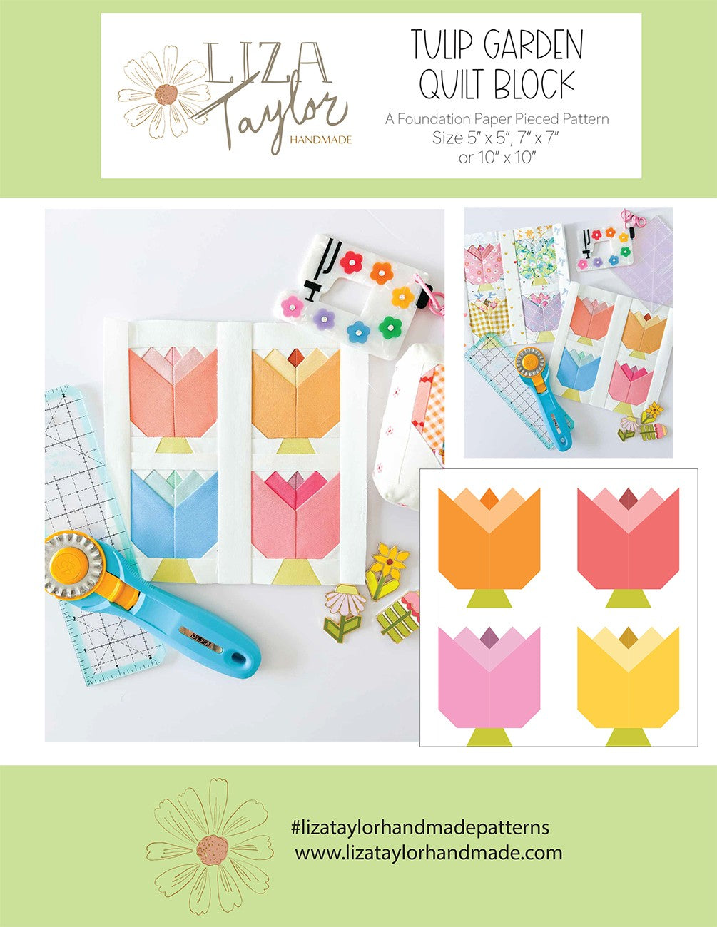 Tulip Garden FPP Pattern