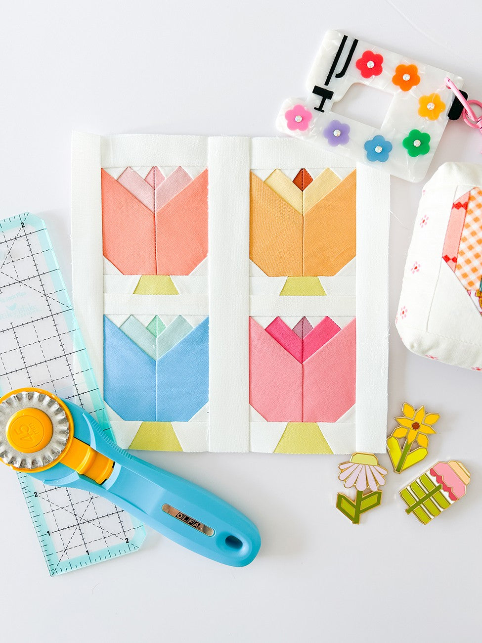 Tulip Garden FPP Pattern