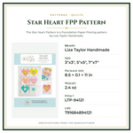 Product Specifications – Star Heart FPP Pattern