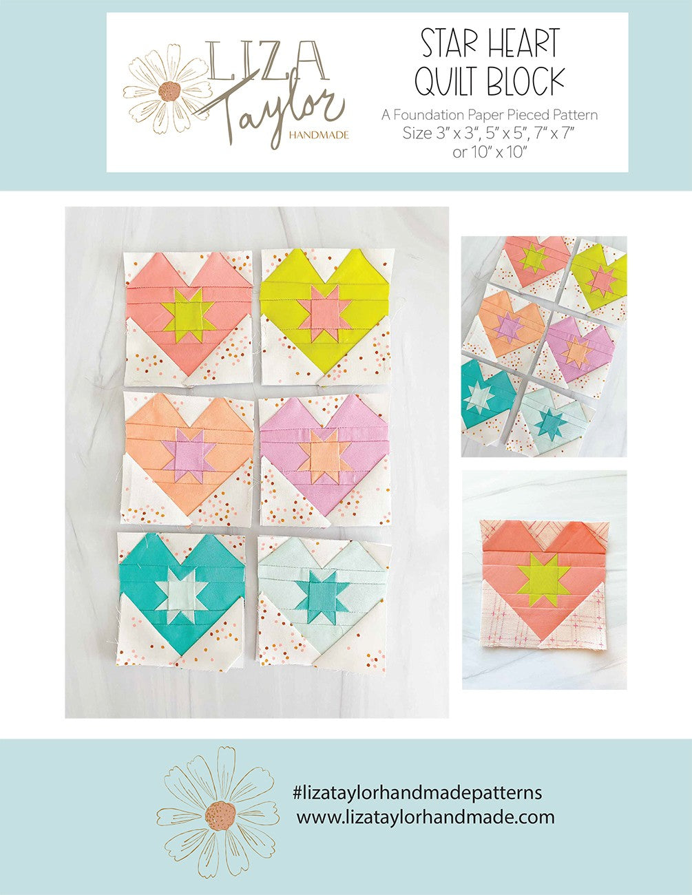 Star Heart FPP Pattern