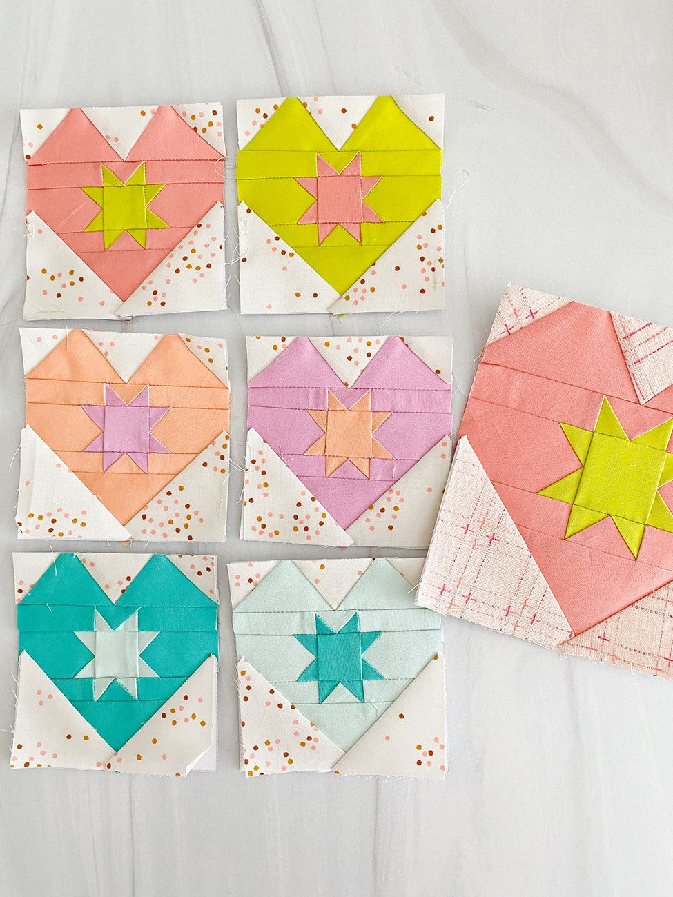 Star Heart FPP Pattern