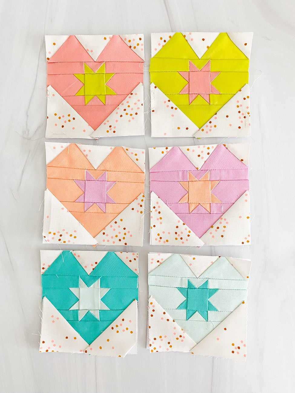 Star Heart FPP Pattern