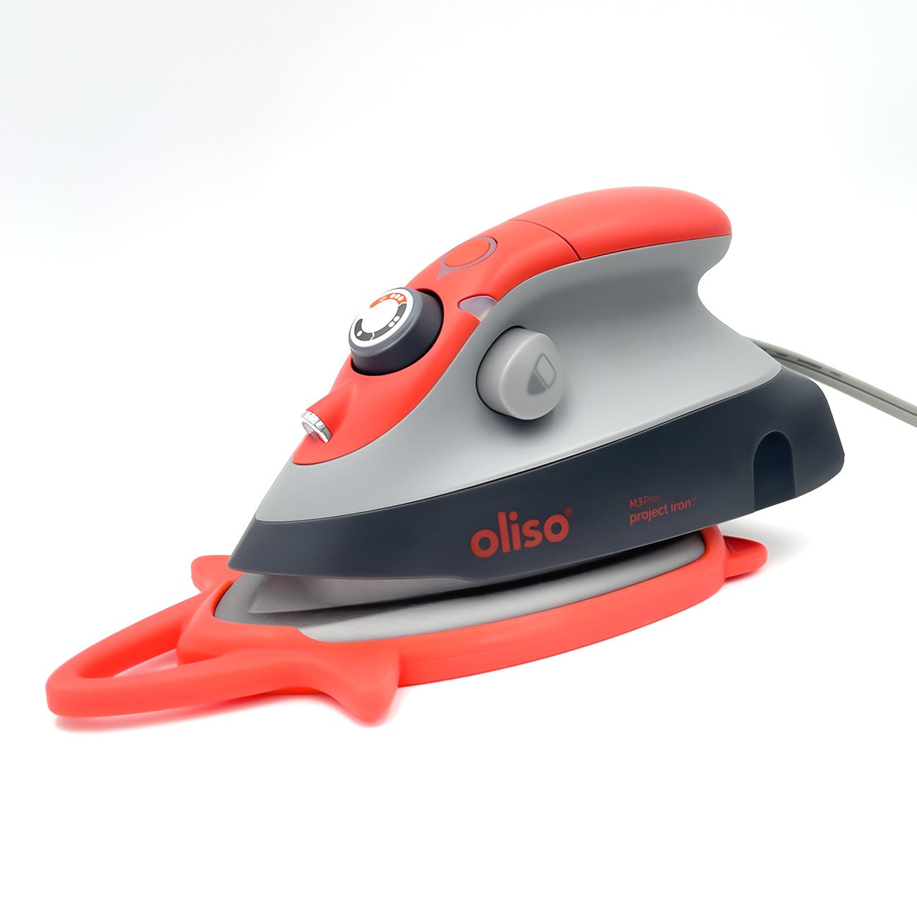 Oliso Project Iron With Trivet Coral