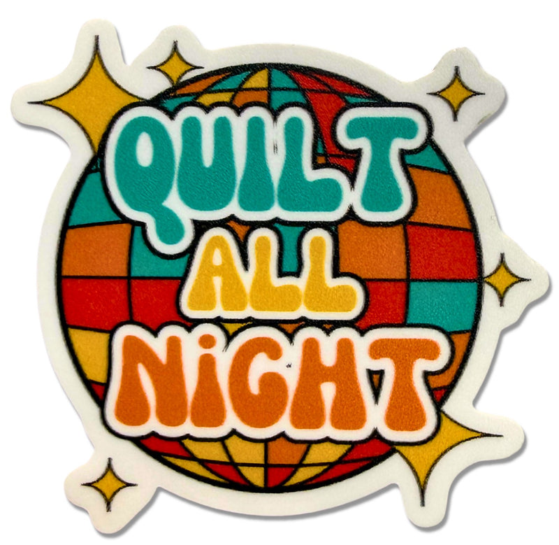 Quilt All Night Sticker 4pk
