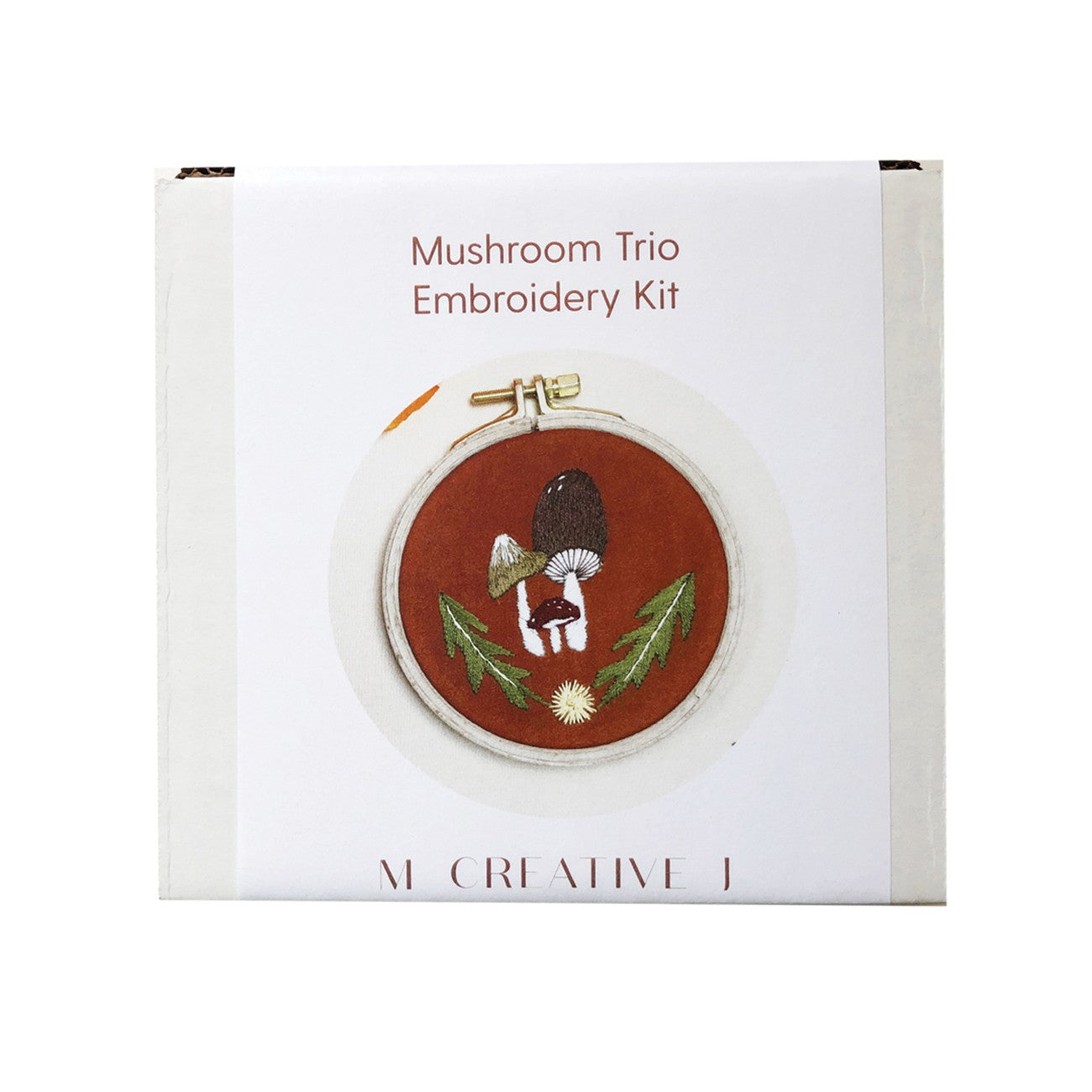 Mushroom Trio Embroidery Kit