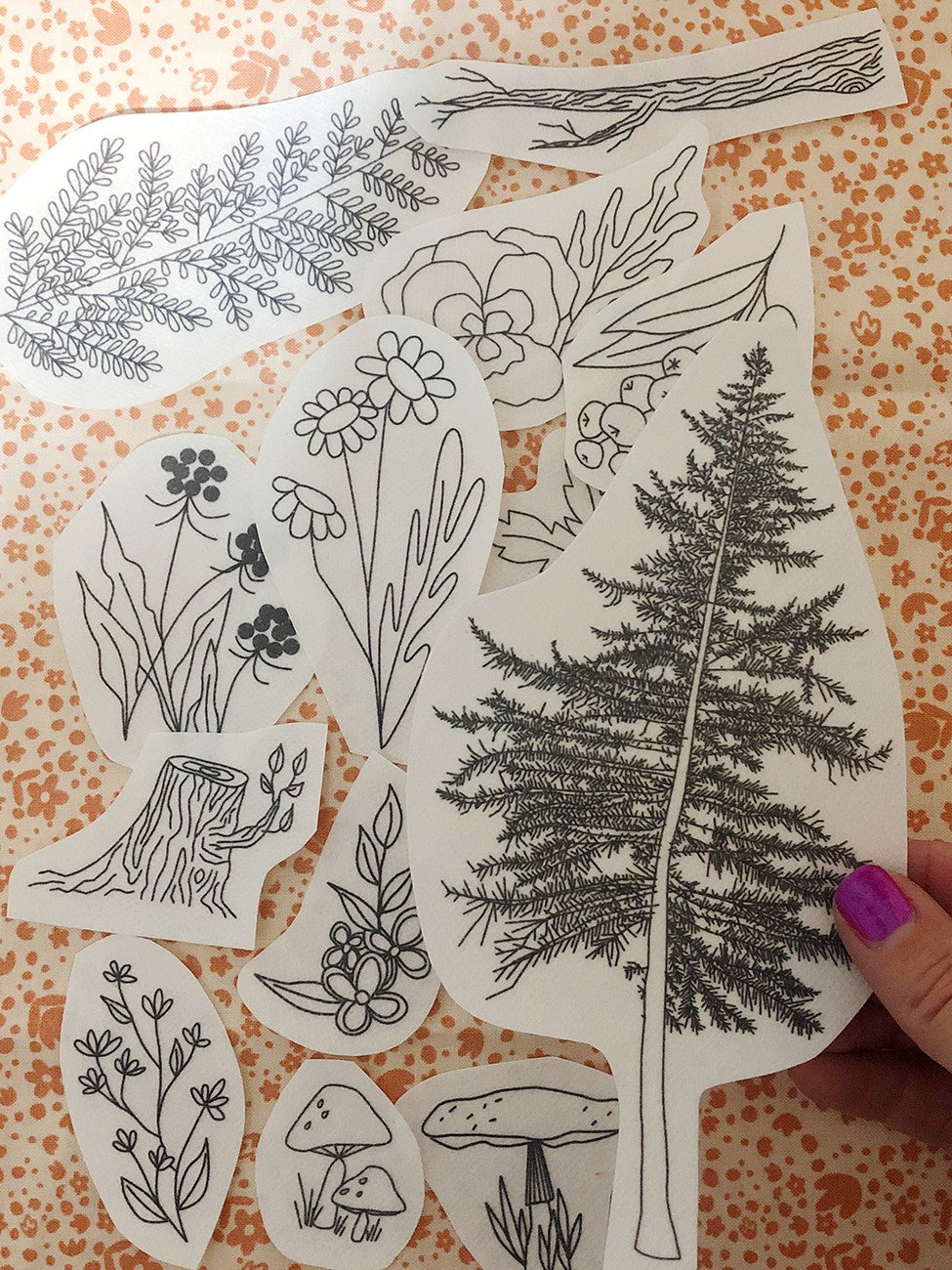 Forest Forage Stick & Stitch