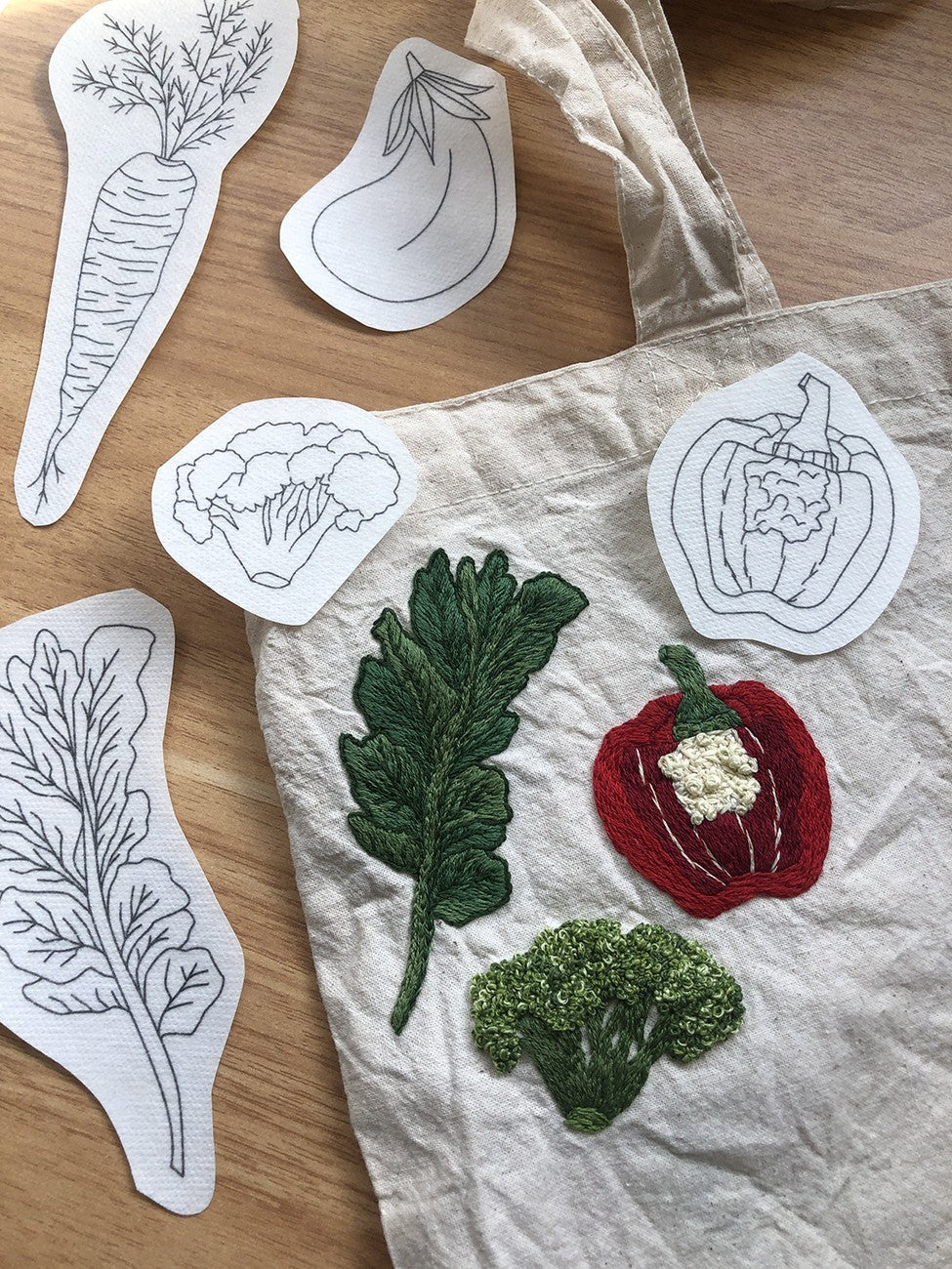 Vegetables Stick & Stitch