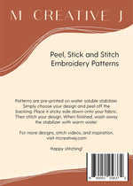Wildflower Stems Stick & Stitch