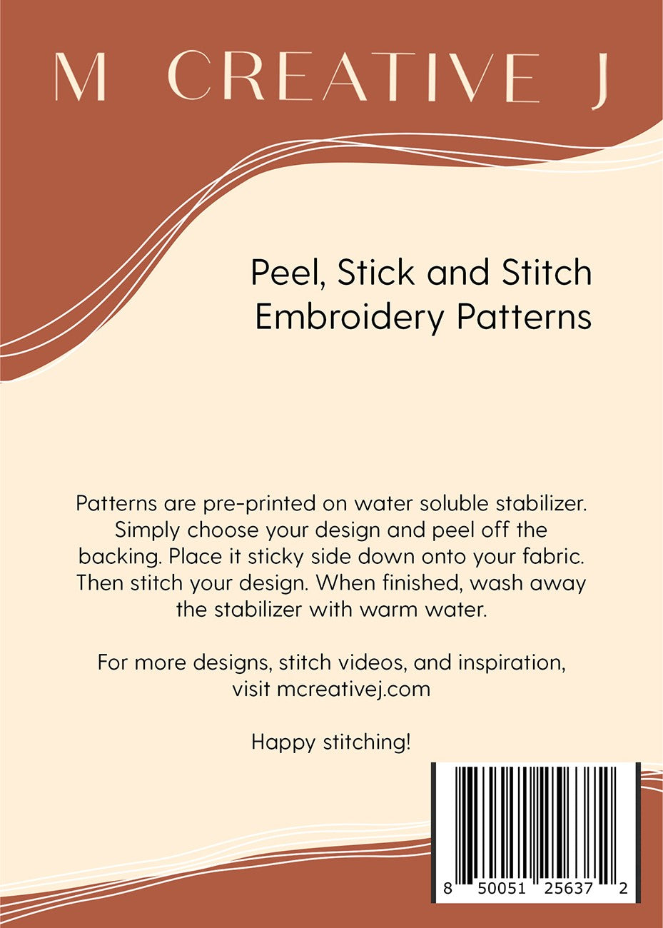 Wildflower Stems Stick & Stitch