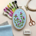 Bees Among Clover Embroidery Kit