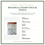 Product Specifications – Botanical Stamps Stick & Stitch