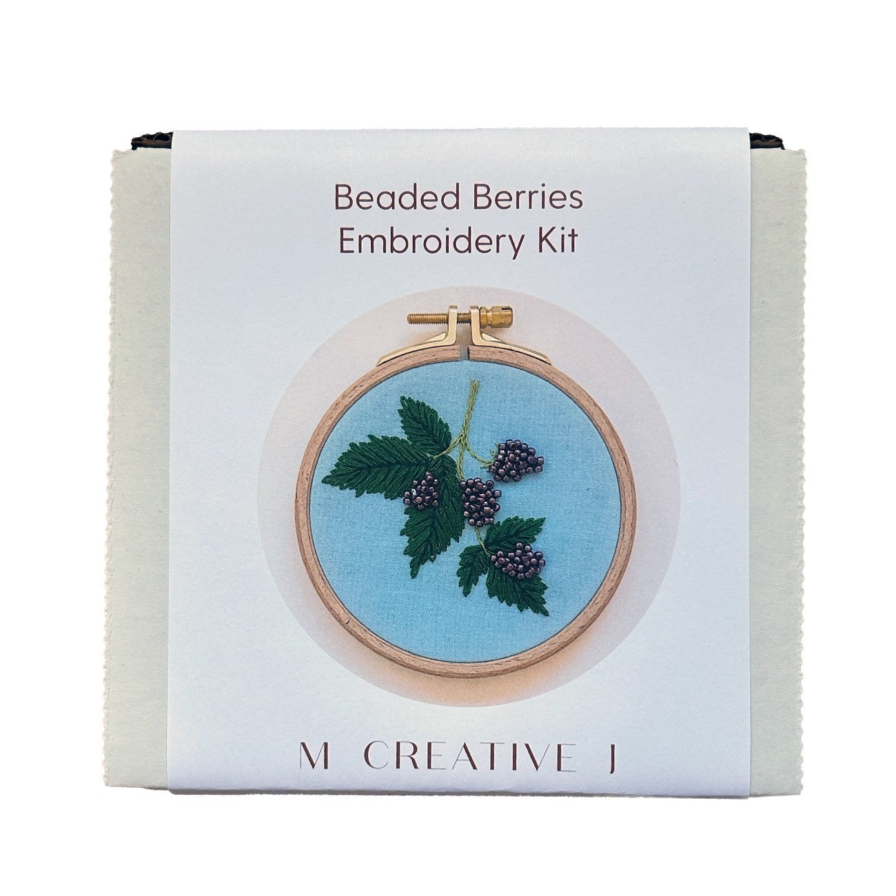 Beaded Berries Embroidery Kit