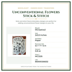 Product Specifications – Unconventional Flowers Stick & Stitch