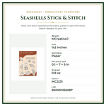 Product Specifications – Seashells Stick & Stitch