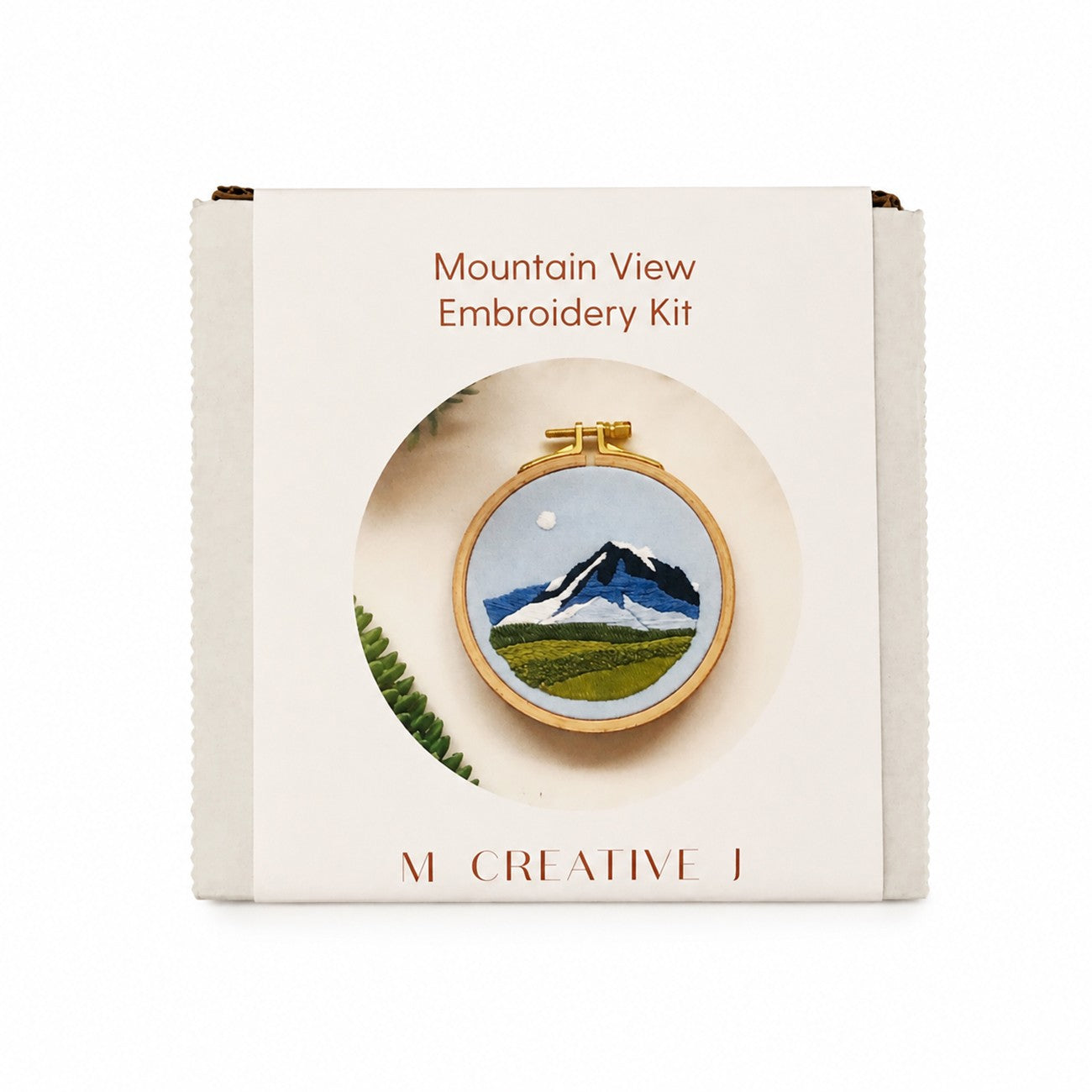 Mountain View Embroidery Kit