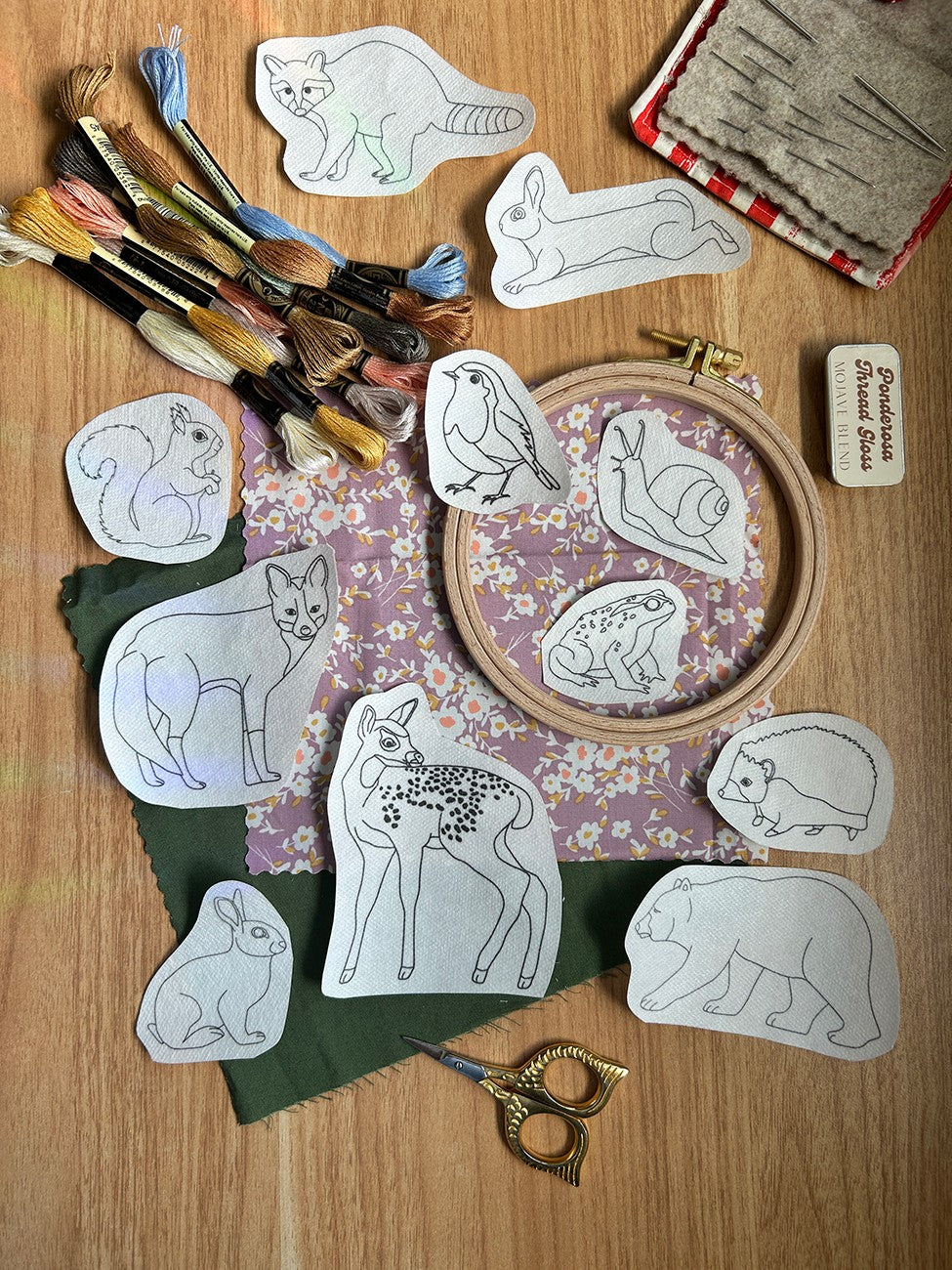Forest Critters Stick & Stitch