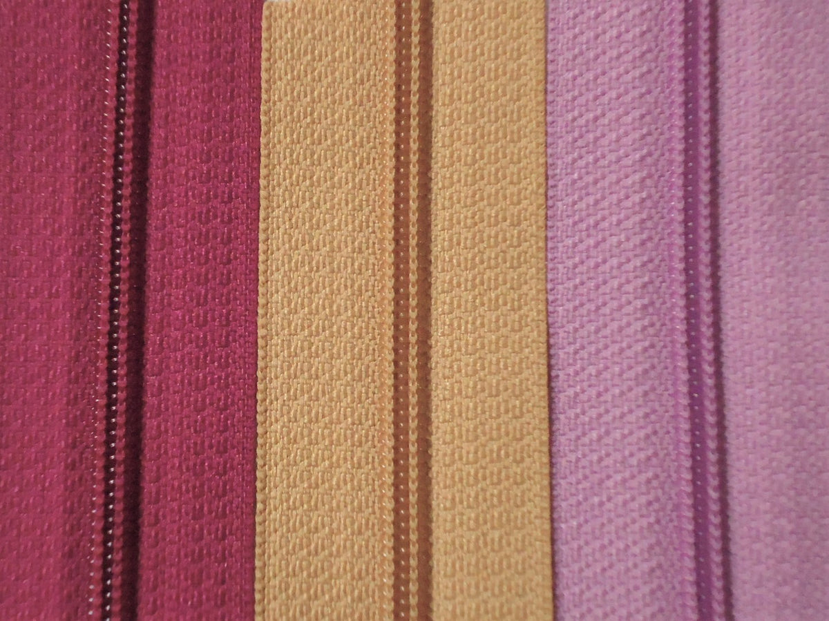 Sundae Blessings 3 yards of Reversible Coil Zipper Tape with 8 Slides