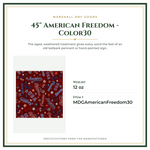 Product Specifications – 45" American Freedom - Color30