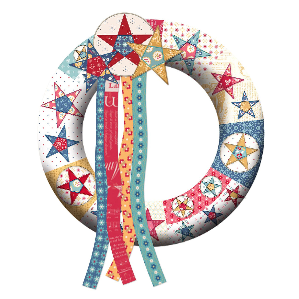 Americana America the Beautiful Machine Embroidery USB