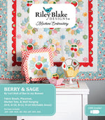 Machine Embroidery Berry & Sage Projects