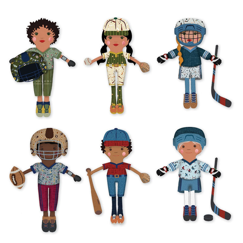 Machine Embroidery Hometown Heroes Dolls