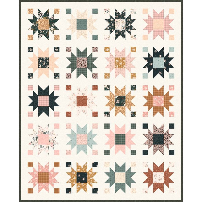 Bee Balm Quilt by Quiltcakes Finished Size 58x72