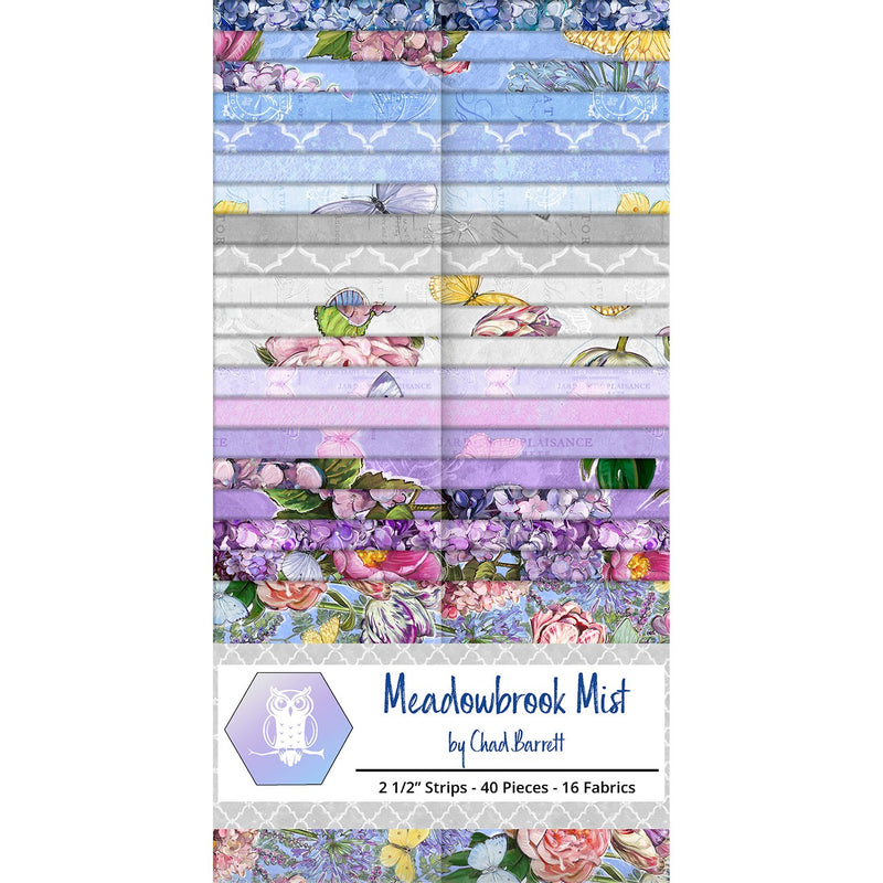 Meadowbrook Mist 40pcs, 2-4 Pieces of Each Print