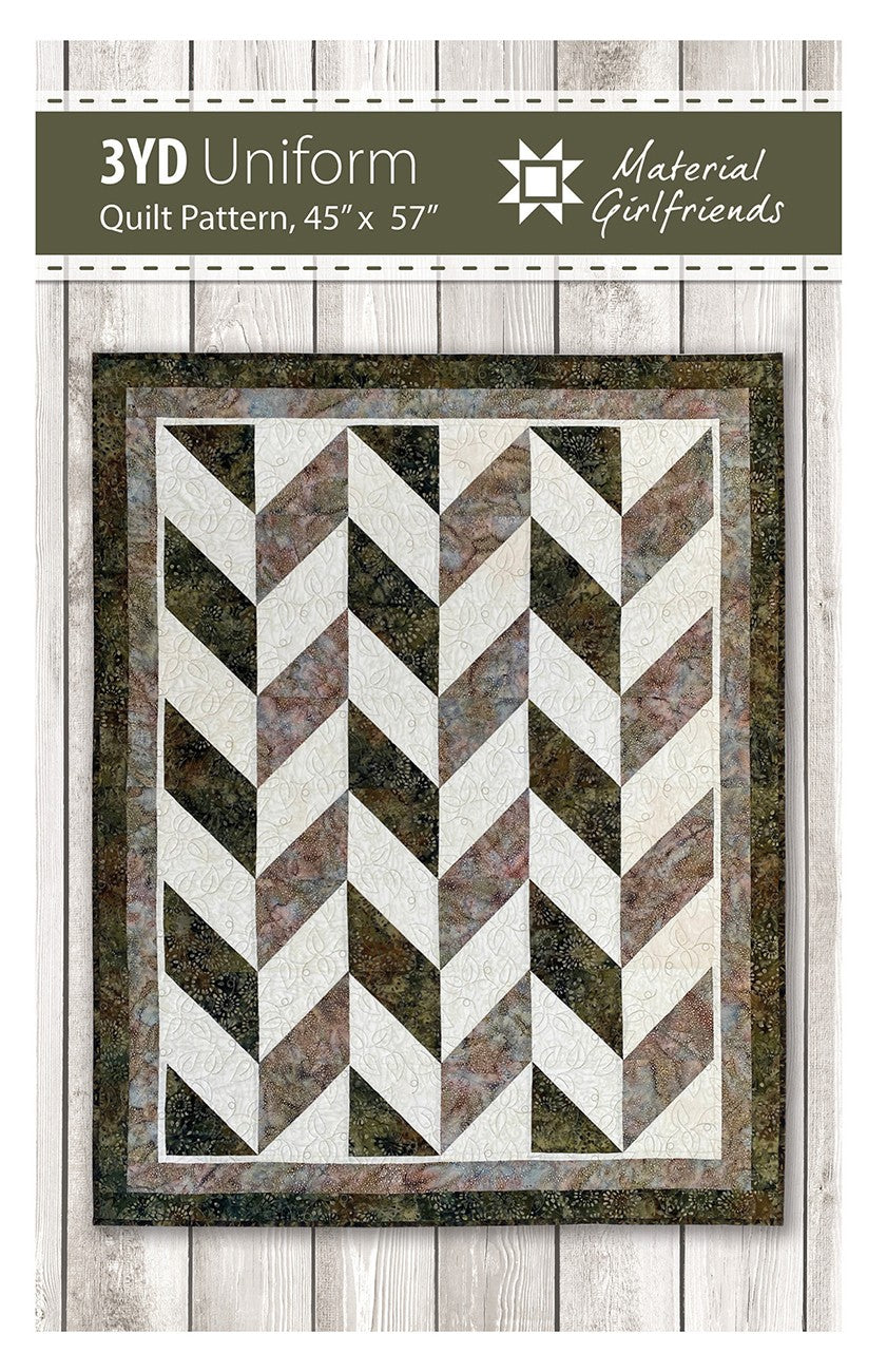 3yd Uniform Quilt Pattern