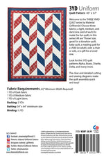 3yd Uniform Quilt Pattern
