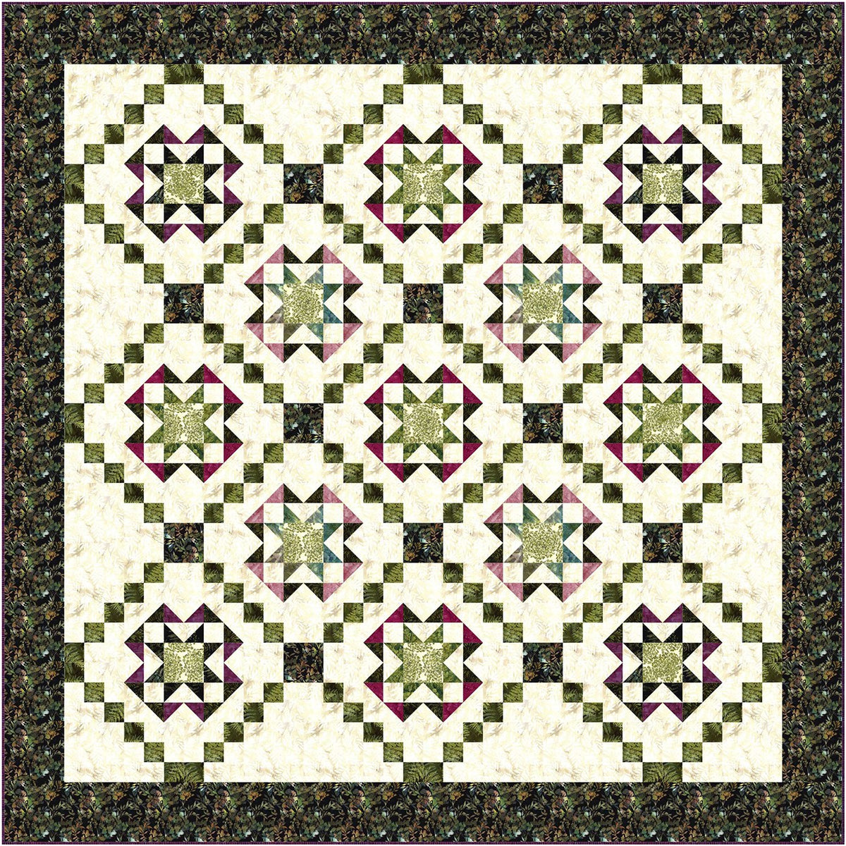 Deep Reflections Quilt Pattern
