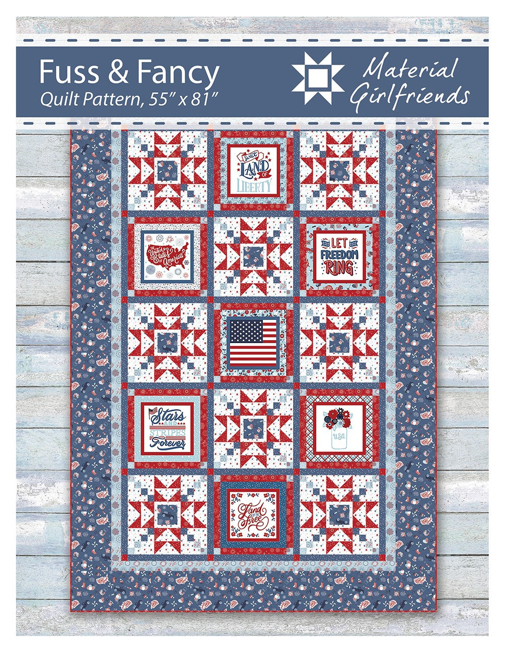 Fuss & Fancy Quilt Pattern