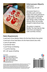 Interwoven Hearts Quilt Pattern