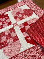Interwoven Hearts Quilt Pattern