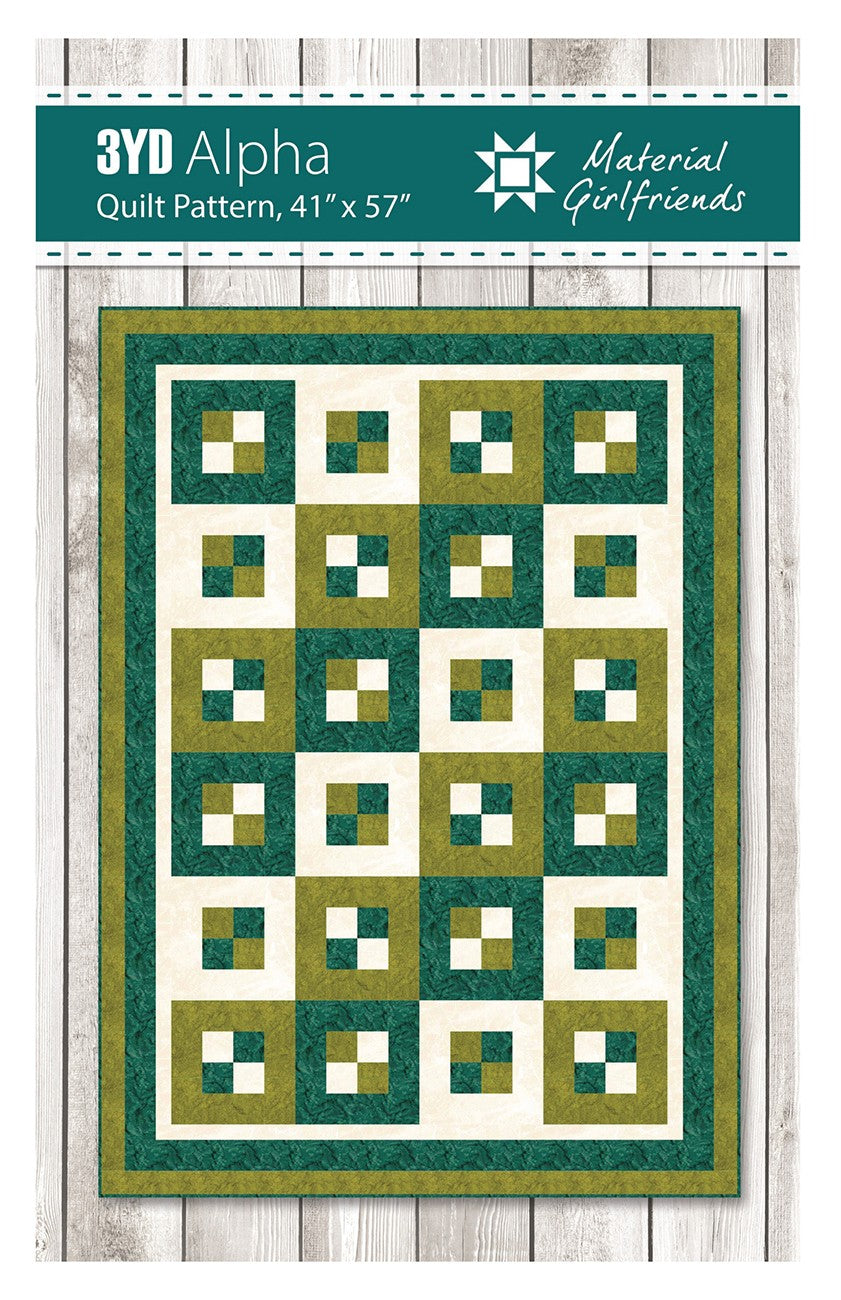 3yd Alpha Quilt Pattern