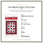Product Specifications – 3yd Bravo Quilt Pattern