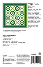3yd Charlie Quilt Pattern