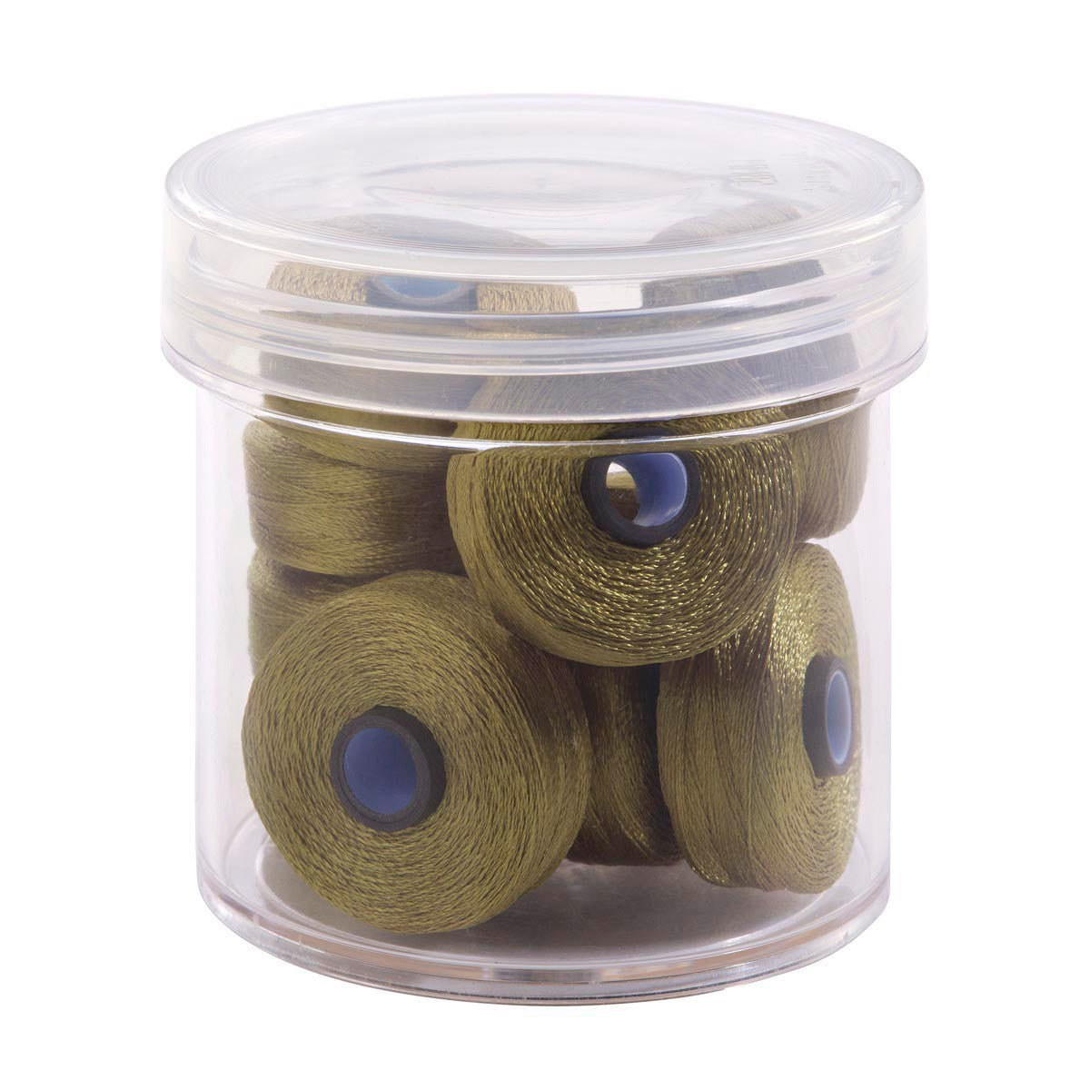 Magna-Glide Delights Style M 132yd Pre-wound Bobbins Light Olive 10 Jar