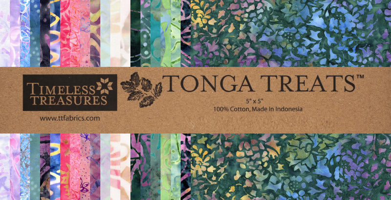5in Squares Tonga Batik Mayfair, 20pcs/bundle