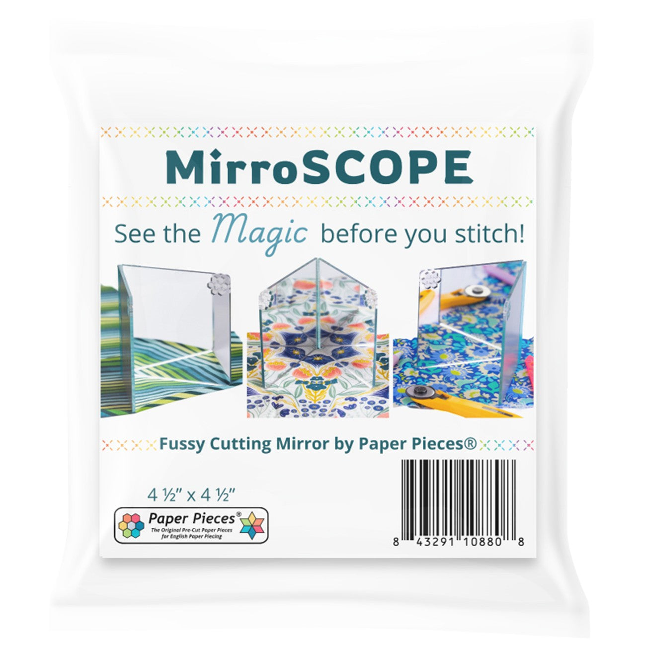 Mirroscope: Fussy Cutting Mirror by Paper Pieces