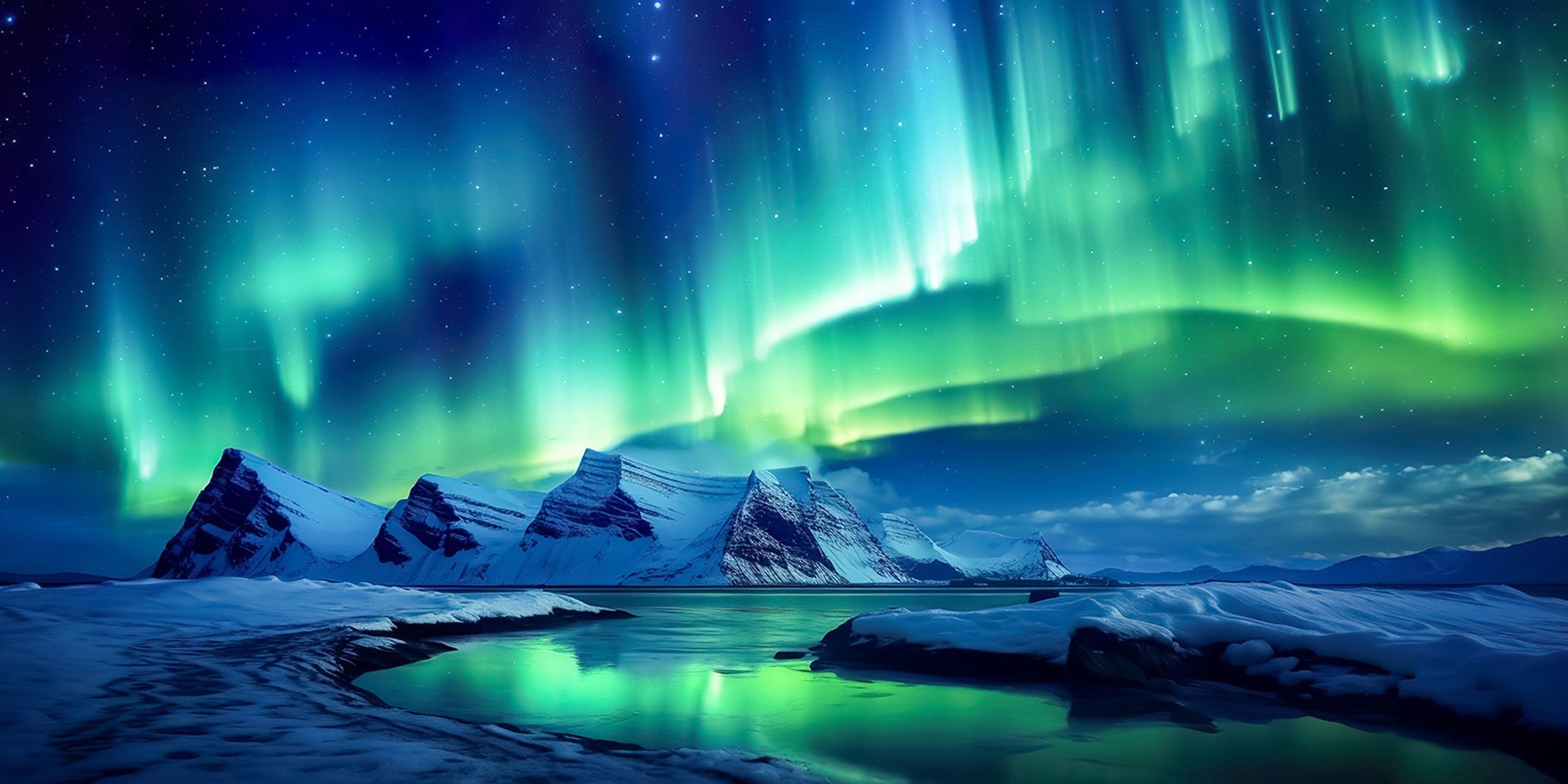 Breathtaking Aurora 30in x 15in